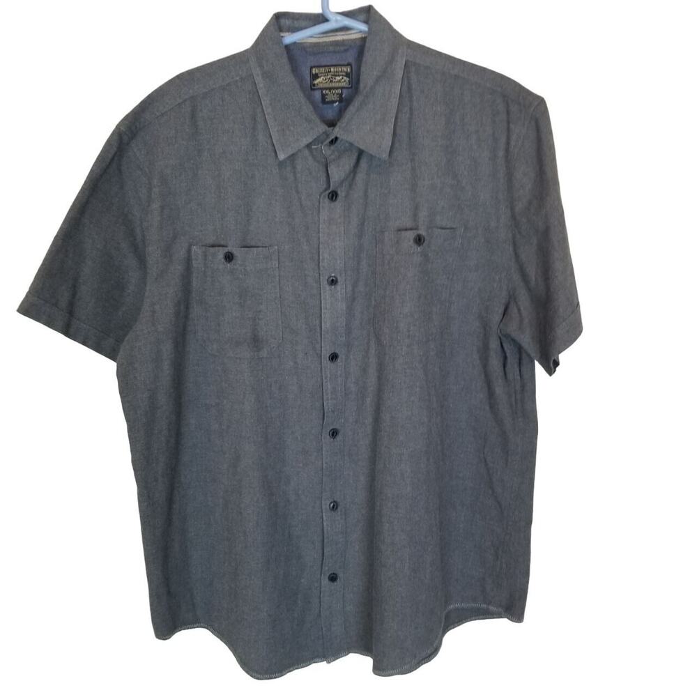 Grizzly Mountain Mens Flannel Shirt Sz XXL Gorpcore Outdoor Workwear Minimalist